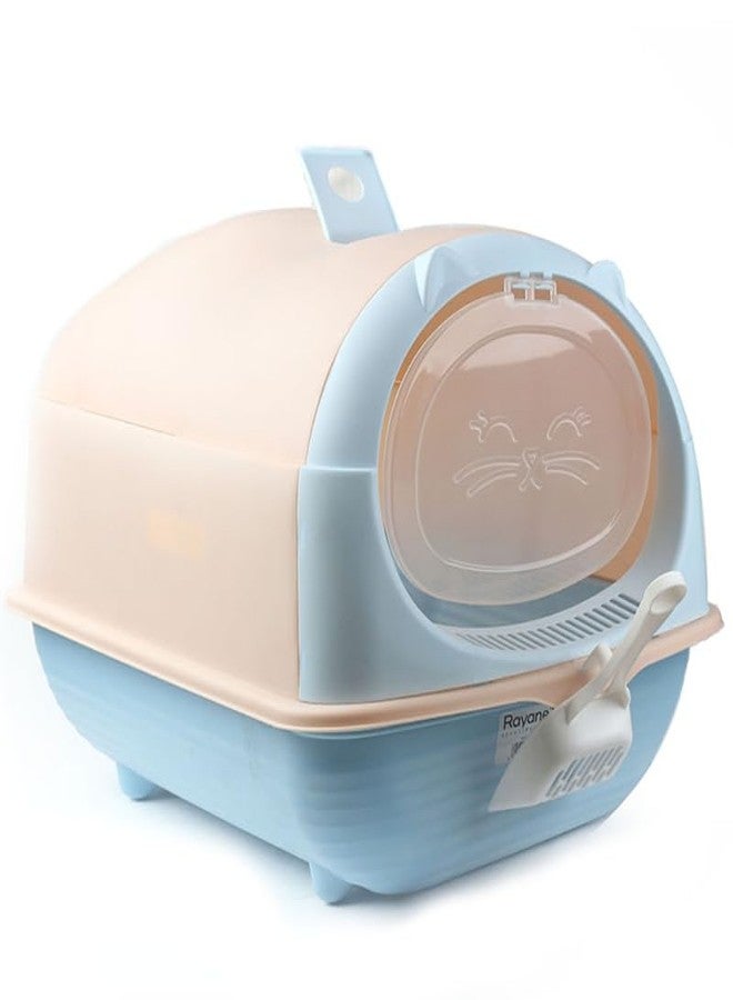 BohoBark Fully Enclosed Cat Litter Box Anti-Splashing Cat Litter Box Anti Splash Easy to Clean Cat Litter Box - Image 1